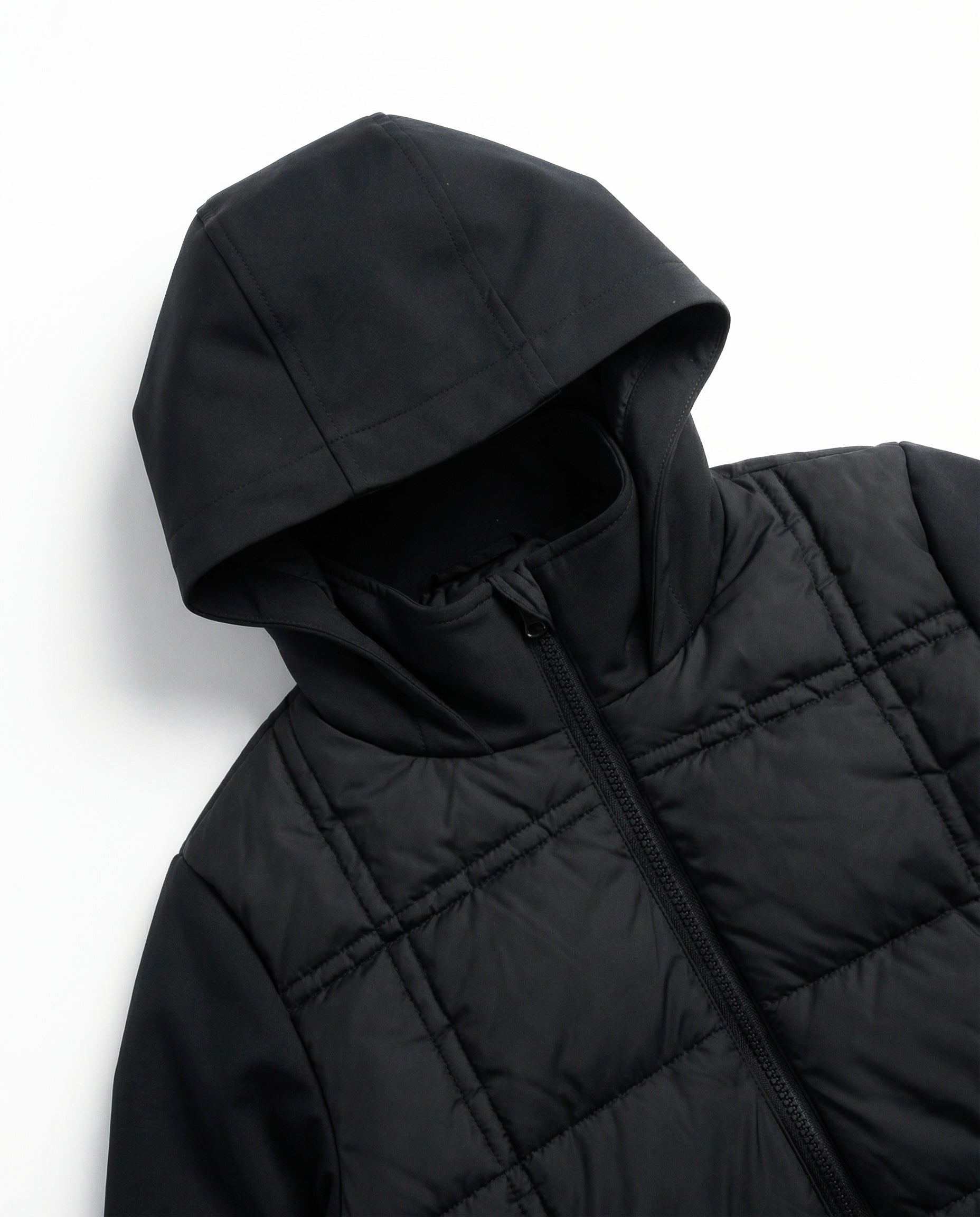 Quilted Hooded Jacket | Lightweight Unisex Outerwear