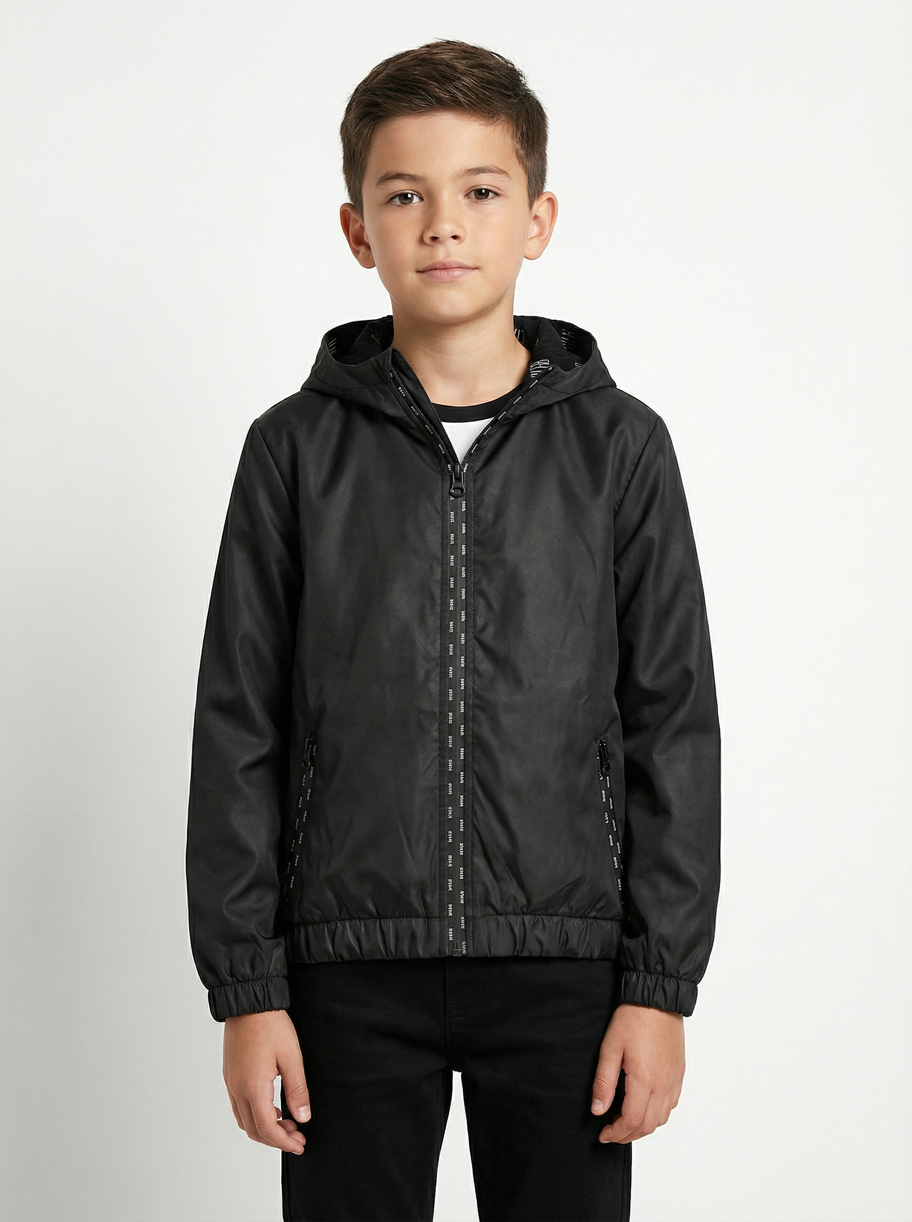 Unisex Kids Waterproof Hooded Rain Jacket | Lightweight Outerwear