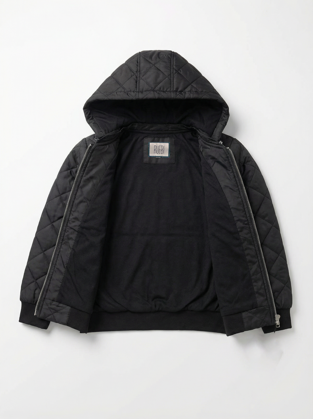 Unisex Kids Quilted Jacket with Removable Hood | Lightweight Warm Outerwear