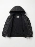 Unisex Kids Quilted Jacket with Removable Hood | Lightweight Warm Outerwear
