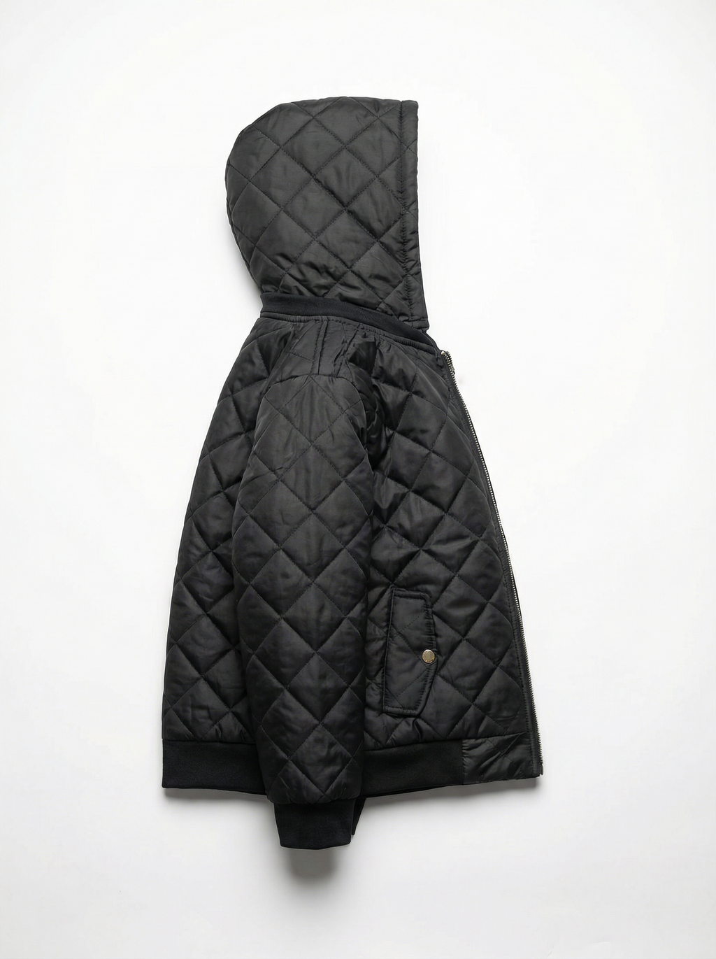 Unisex Kids Quilted Jacket with Removable Hood | Lightweight Warm Outerwear