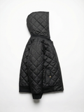 Unisex Kids Quilted Jacket with Removable Hood | Lightweight Warm Outerwear