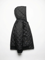 Unisex Kids Quilted Jacket with Removable Hood | Lightweight Warm Outerwear